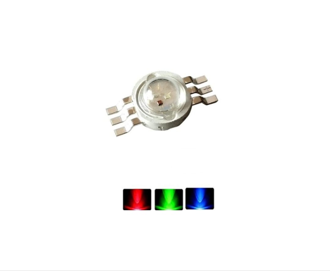 6Pin 3 Watt RGB SMD LED
