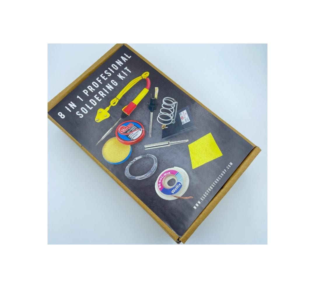 8 IN 1 Professional Soldering Starter Kit