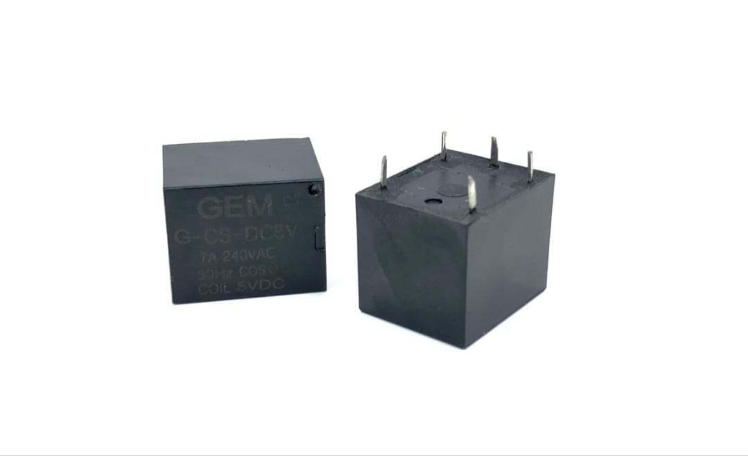 5V 10A PCB Mount Relay - Sugar cube 5 pin