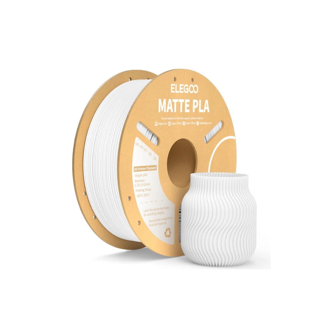 ELEGOO PLA Matte Filament 1kg  (white)