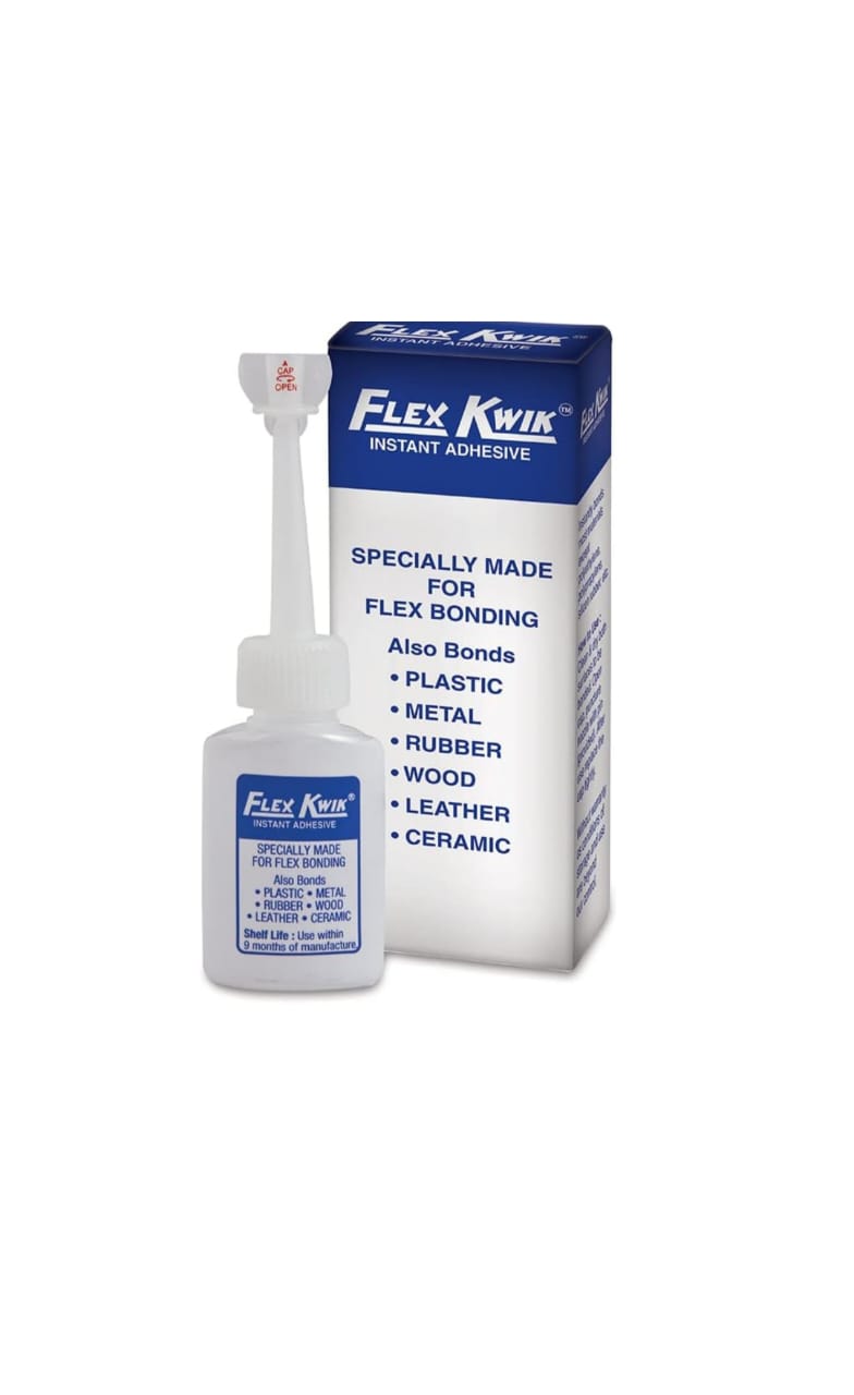  Flex Kwik Instant Adhesive Fast Bonding for Flex and PVC Doors (20g)