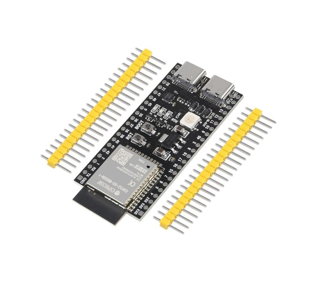 ESP32-S3 Devkit- N16R8 Board l OTG USB + USB - TO Serial l 16MB Flash , 8MB PSRAM l WI-FI & Bluetoot