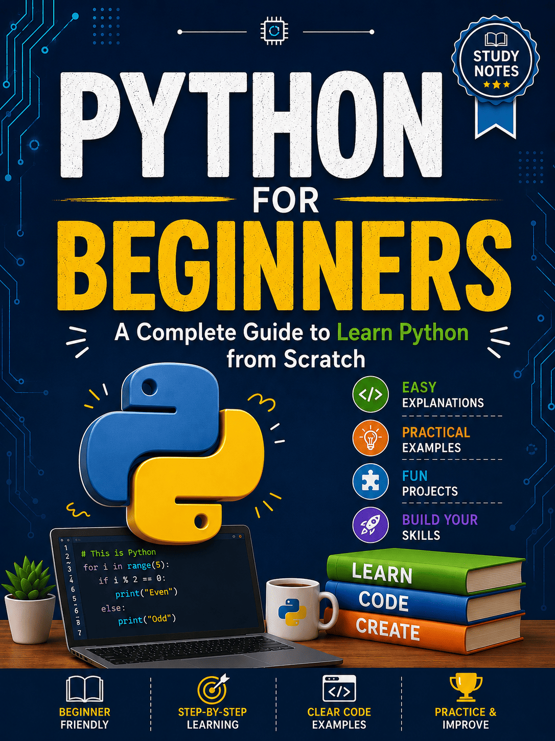 Python for Beginners – Complete Guide